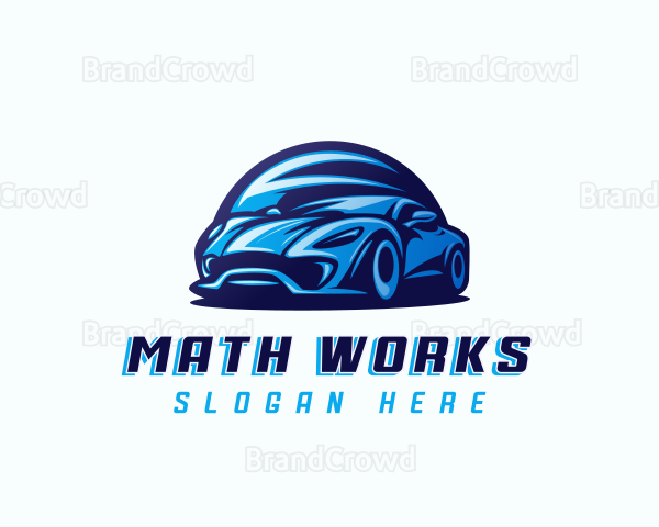 Sports Car Automobile Logo