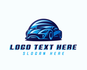 Garage - Sports Car Automobile logo design