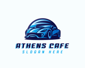 Sports Car Automobile logo design