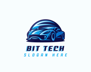 Sports Car Automobile logo design