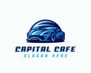 Sports Car Automobile logo design