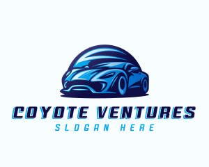 Sports Car Automobile logo design