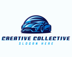 Sports Car Automobile logo design