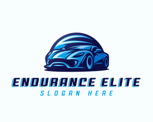 Sports Car Automobile logo design