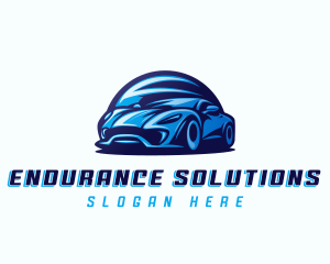 Sports Car Automobile logo design