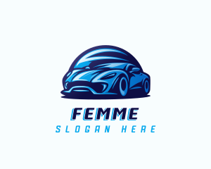 Sports Car Automobile logo design