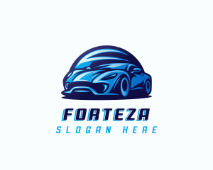 Sports Car Automobile logo design