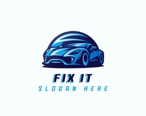 Sports Car Automobile logo design