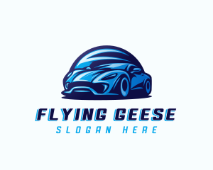 Sports Car Automobile logo design