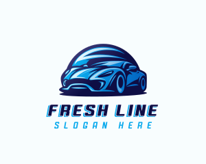 Sports Car Automobile logo design