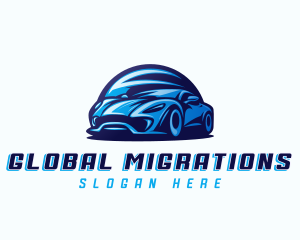 Sports Car Automobile logo design