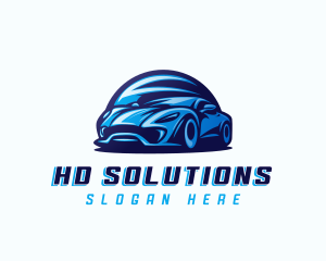 Sports Car Automobile logo design