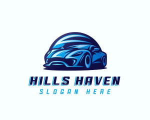 Sports Car Automobile logo design