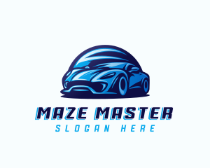 Sports Car Automobile logo design