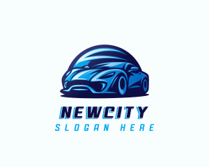 Sports Car Automobile logo design