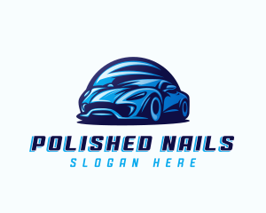 Sports Car Automobile logo design