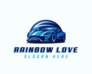 Sports Car Automobile logo design