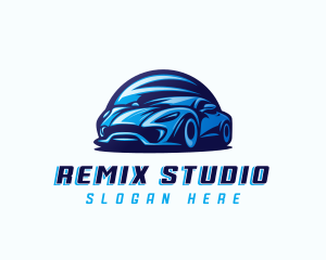 Sports Car Automobile logo design