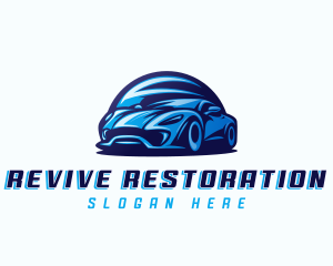 Restoration - Sports Car Automobile logo design
