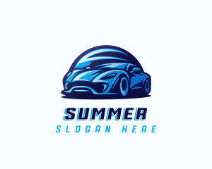 Sports Car Automobile logo design