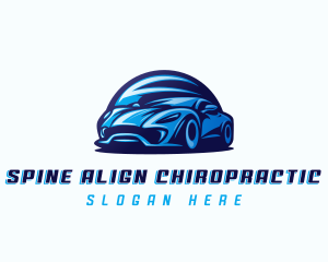 Sports Car Automobile logo design