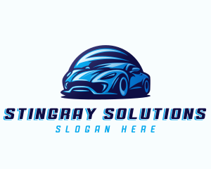 Sports Car Automobile logo design