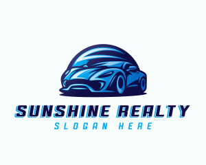 Sports Car Automobile logo design