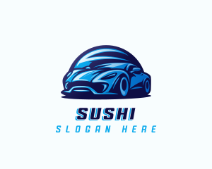 Sports Car Automobile logo design