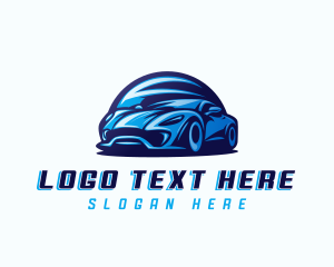 Sports Car Automobile Logo