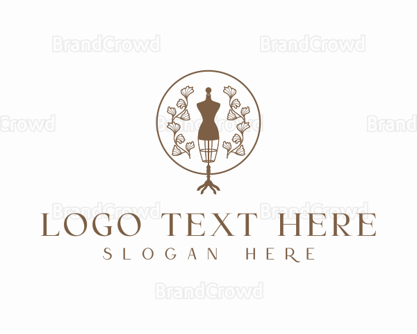 Floral Fashion Mannequin Logo