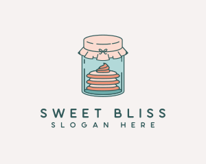 Sweet Dessert Jar logo design