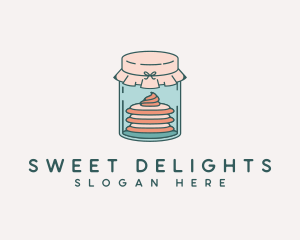 Sweet Dessert Jar logo design