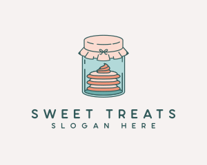 Sweet Dessert Jar logo design