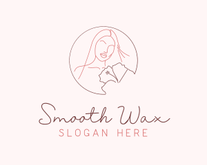 Floral Woman Beauty logo design