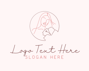 Adult - Floral Woman Beauty logo design