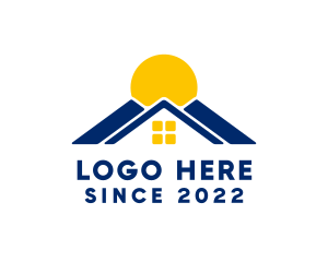 Village - House Roof Repair logo design
