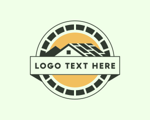 Land Developer - Residential House Roof logo design