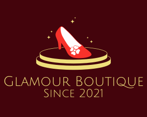 Glamour - Fashion Shoes Heels logo design