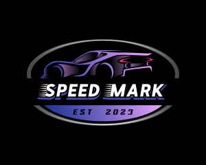 Sports Car Drifting logo design