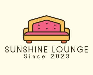 Retro Cushion Sofa logo design