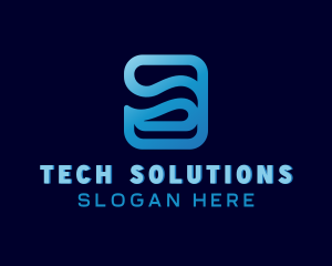 Digital Technology Wave Logo