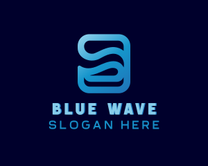 Digital Technology Wave logo design