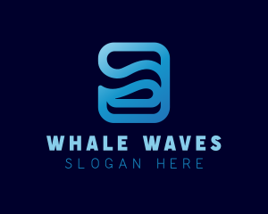 Digital Technology Wave logo design