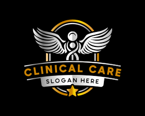 Caduceus Medical Clinic logo design