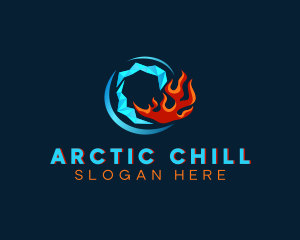 Cold - Cold Ice Flame logo design