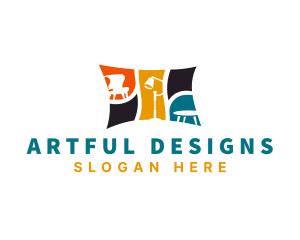 Furniture Interior Design logo design