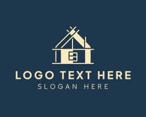 Residence - Architectural House Structure logo design