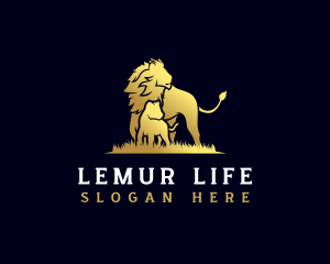 Lion Cub Wild Life logo design