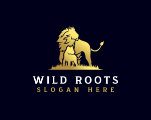 Lion Cub Wild Life logo design