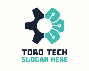 Cyber Cog Tech Logistics logo design